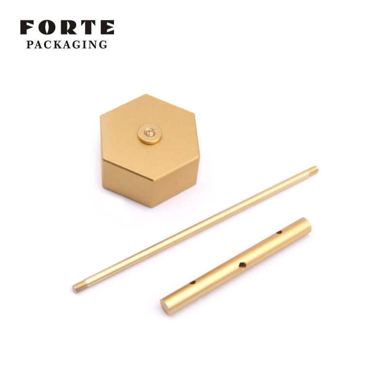 FORTE Goldschmuck-Präsentationsständer, sechseckiger Metall-Ohrring-Präsentationsständer
