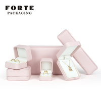 FORTE Neue Design-Schmuckschatulle, individuelle Verpackung, Schmuckkästchen, Halskette, Anhänger, Ring, Schmuckverpackung mit Logo