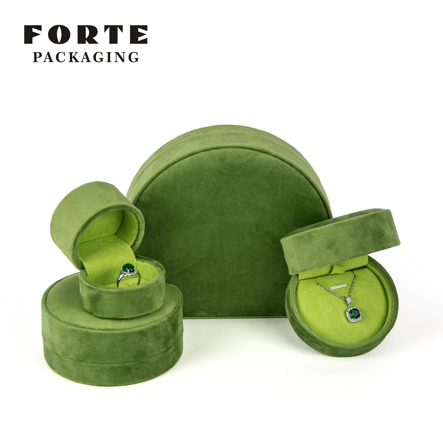 FORTE kostenlose Probe im Großhandel, einzigartige SEMICI-Schmuckverpackung, Armreif-Box, Geschenkverpackung mit individuellem Logo