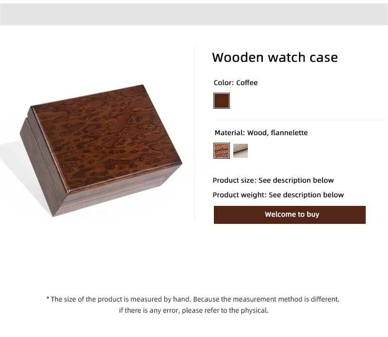 FORTE High-End-Spezialholzverpackung für Schmuck, individuelles Markennamenlogo, Holzuhren-Aufbewahrungsbox